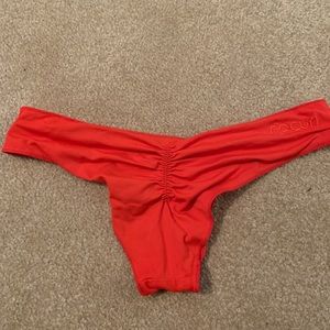 rip curl ruched bikini bottom
